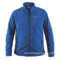 Chaqueta polar azul confort